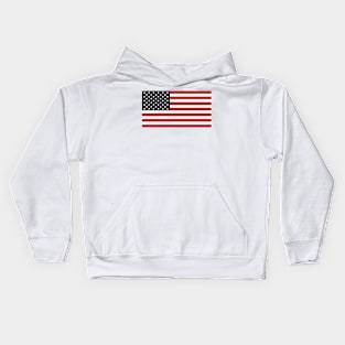 Classic Standard American Flag Kids Hoodie